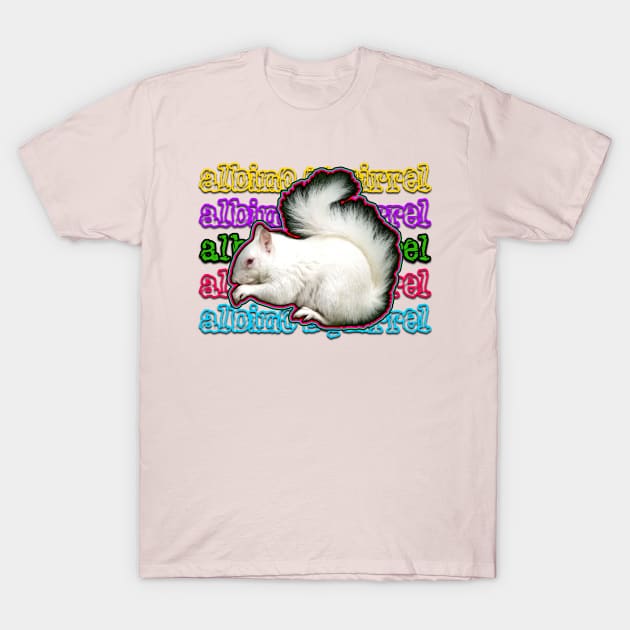 albino squirrel T-Shirt by SingSue100